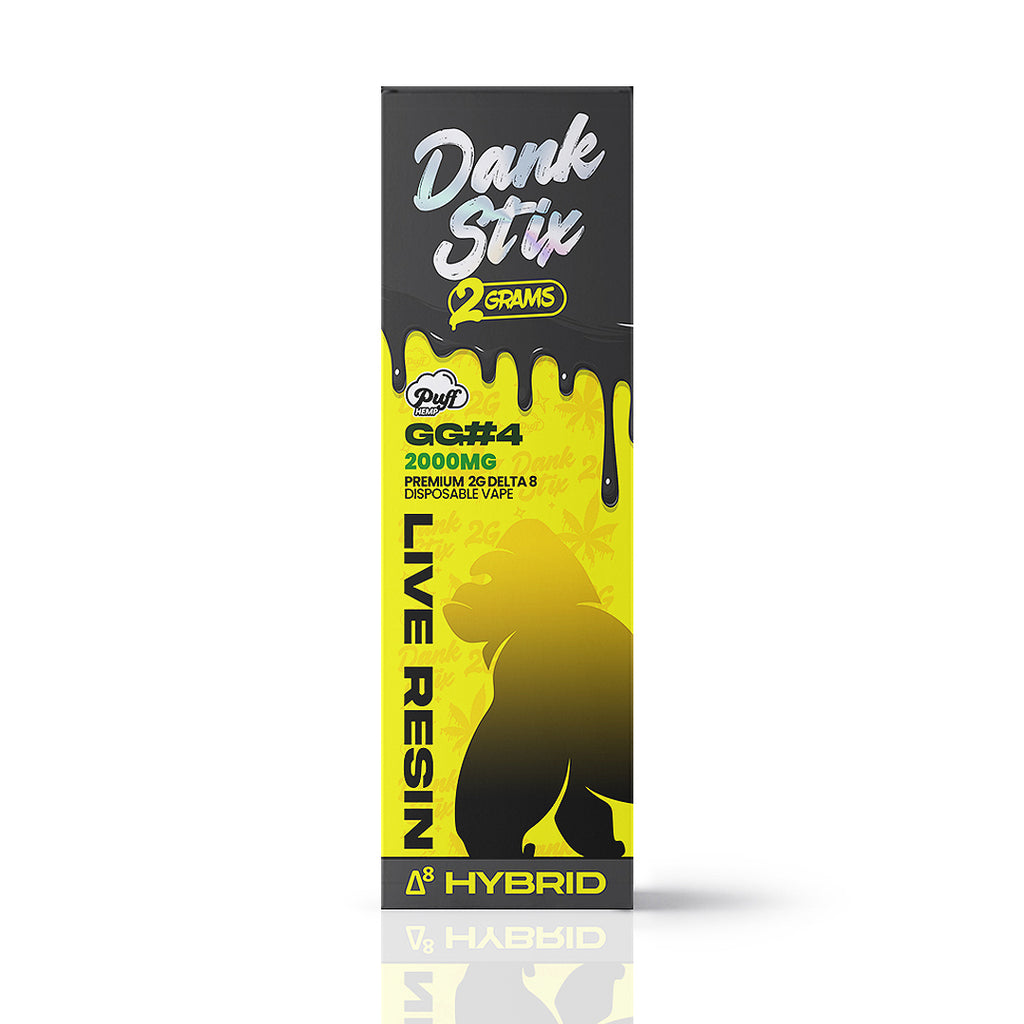 Delta 8 Disposable Vape Gorilla Glue by Puff Xtrax