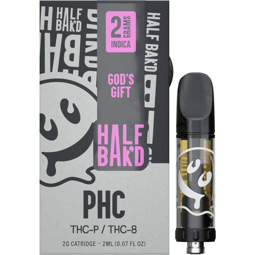 Half Bak’d - PHC + THC-P + THC8 Cartridge | 2G