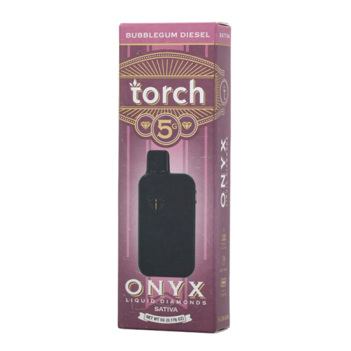 Torch - Onyx THC-A + THC-P + D8 + D9 Liquid Diamonds Live Resin Disposable | 5G