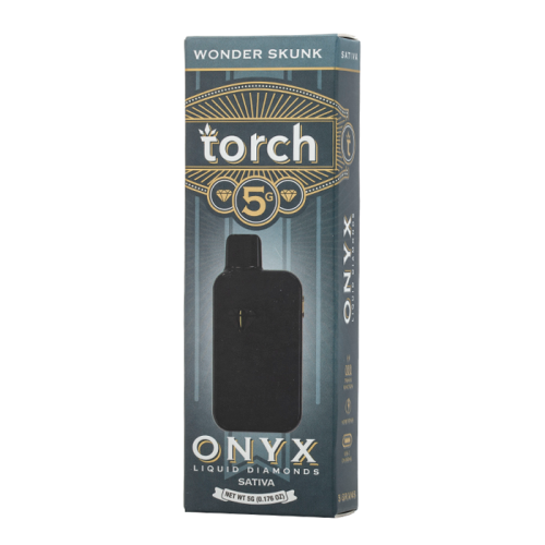 Torch - Onyx THC-A + THC-P + D8 + D9 Liquid Diamonds Live Resin Disposable | 5G