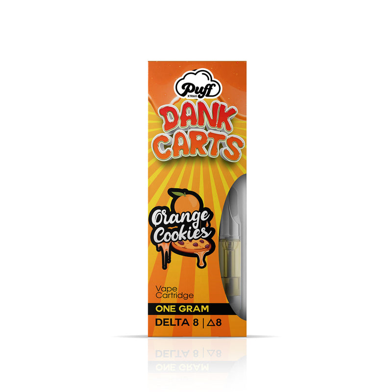 PUFF XTRAX Dank Carts Delta 8 Vape Cartridge Orange Cookies
