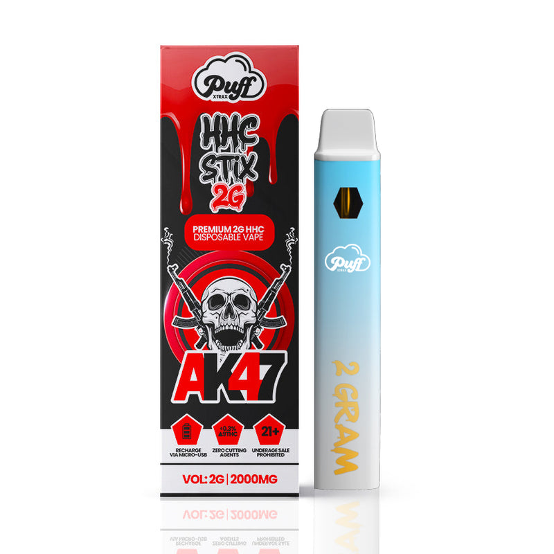 HHC Stix 2G Disposable Vape: AK47 | Puff Xtrax
