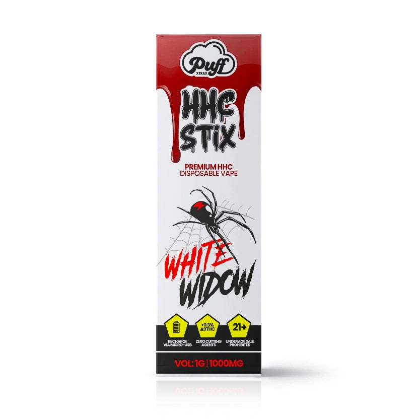 HHCStix disposable vape White Widow by puff xtrax