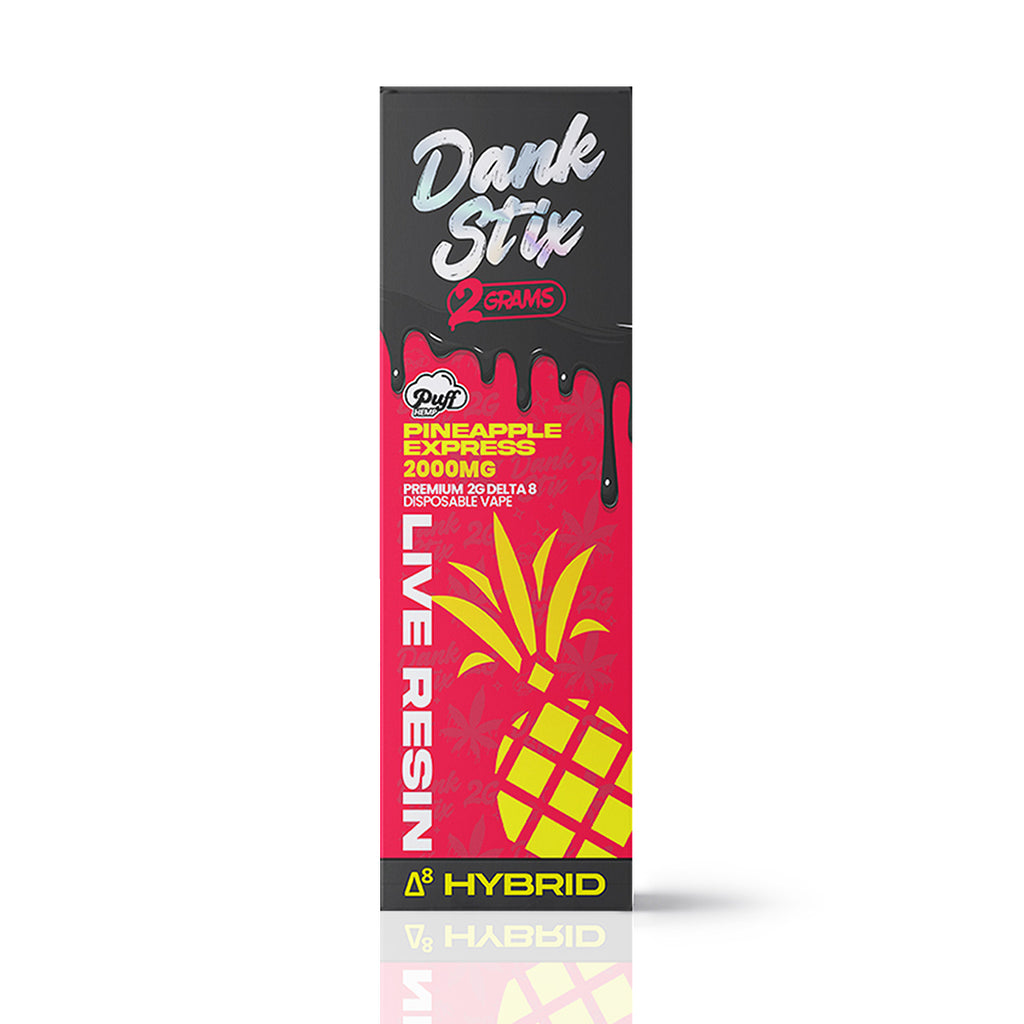 PUFF XTRAX Dank Stix Delta 8 Disposable Vape Pineapple Express
