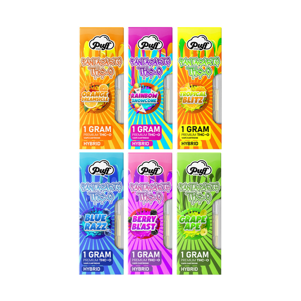 Puff Xtrax Fruit flavored THCO vape carts