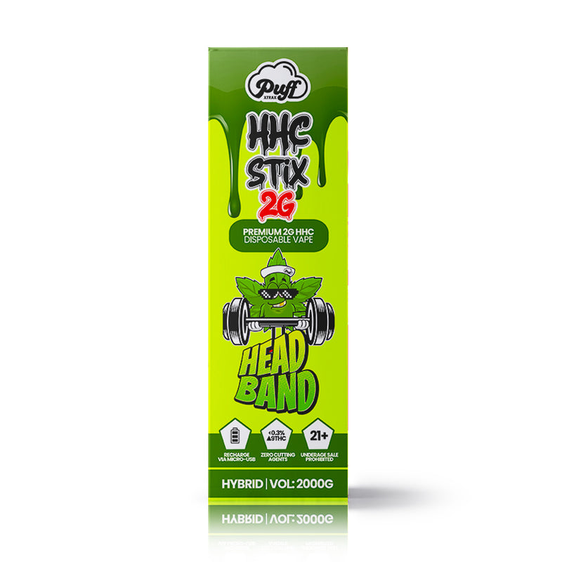 HHC 2G Disposable Vape Headband by Puff Xtrax