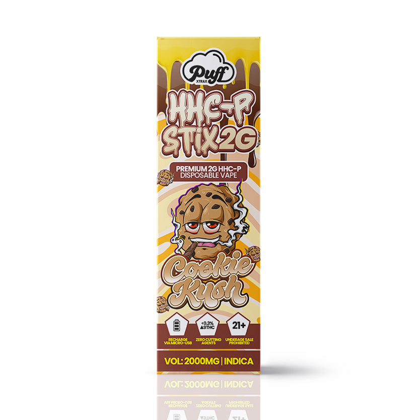 HHCP Stix Disposable Vape Cookie Kush by puff xtrax